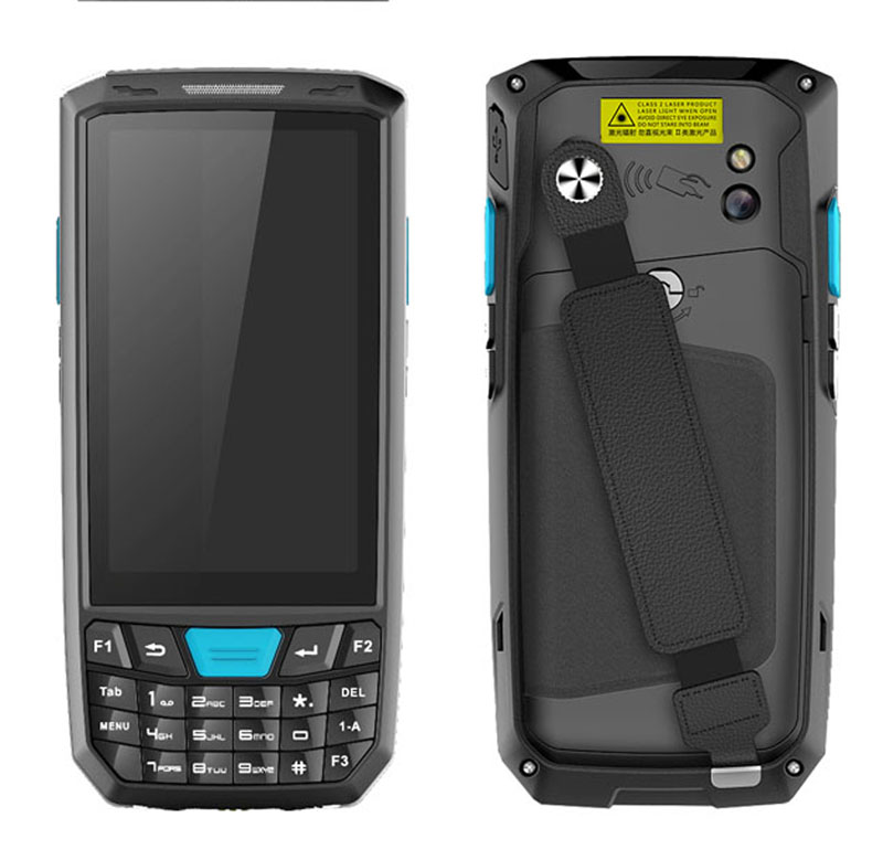 CHEAPEST factory 4.5 inch Handheld PDA MT6737 Android 7.0 2G RAM 16G ROM 1D/2D barcode NFC IP66 4G Networks