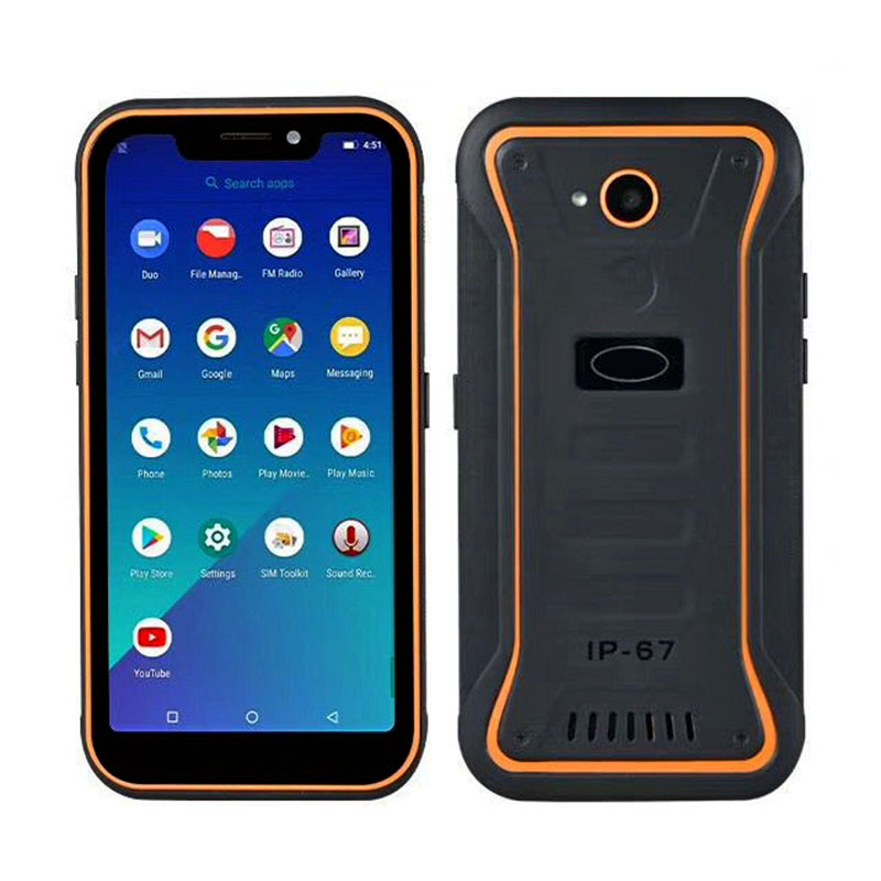 Factory Cheapest 5.5 inch MTK6739 Android 8.1 rugged phone 2G+16G IP67 Waterproof smartphone 4G LTE Mobile phone