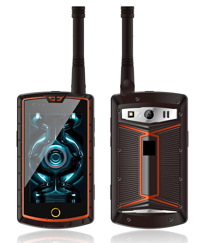 Cheapest factory 4 inch octa-core rugged Digital walkie-talkie rugged smart phone with NFC SOS