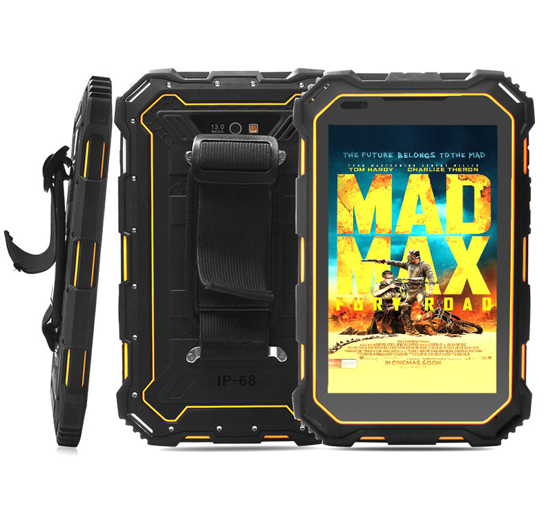 Factory 7 inch Android 8.1 5M+13M Camera Rugged Tablet PC 4G LTE 2G/16G or 4G/64G Waterproof tablet IP68 with NFC reader